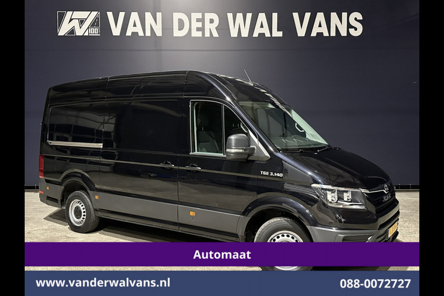 MAN TGE 2.0 141pk Automaat L3H3 (L2H2) Euro6 Airco | Navigatie | Camera | Cruisecontrol | Apple Carplay Android Auto, Chauffeursstoel, Parkeersensoren, Bijrijdersbank