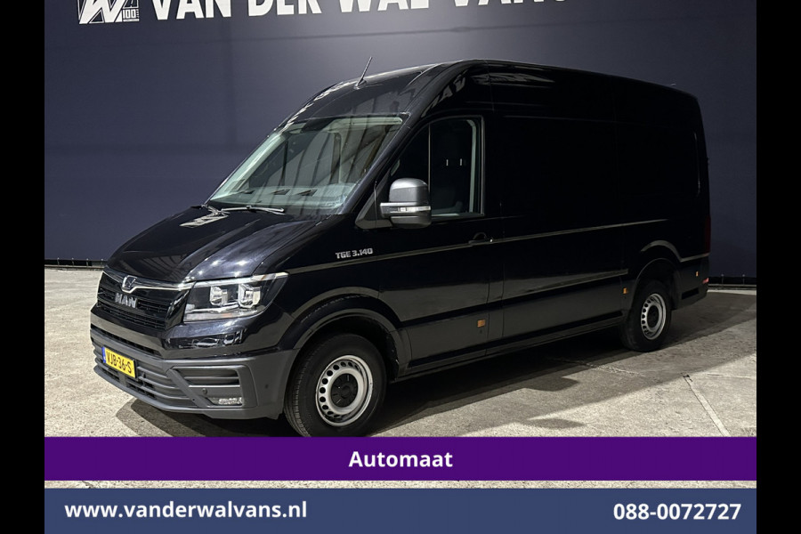 MAN TGE 2.0 141pk Automaat L3H3 (L2H2) Euro6 Airco | Navigatie | Camera | Cruisecontrol | Apple Carplay Android Auto, Chauffeursstoel, Parkeersensoren, Bijrijdersbank