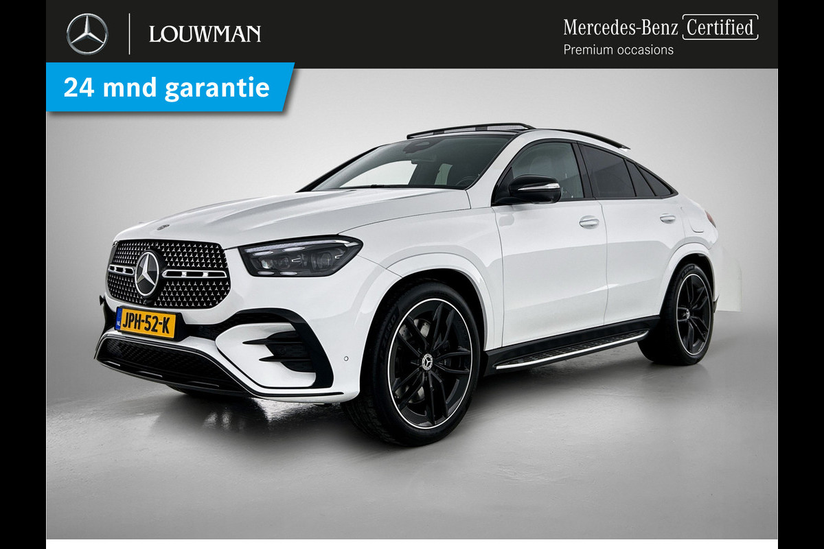 Mercedes-Benz GLE Coupé 400 e 4MATIC AMG Plug-In Hybride AMG Line | Night Pakket | 22 Inch AMG Velgen | Burmester® | Panorama schuif-Kanteldak. Inclusief 24 maanden MB Certified garantie voor Europa.