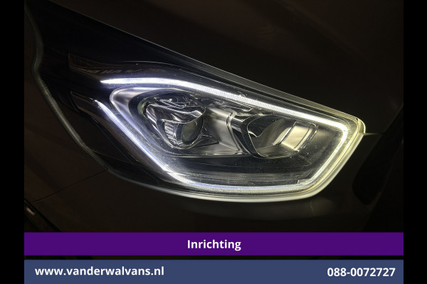 Ford Transit Custom 2.0 TDCI 130pk L2H1 Inrichting Euro6 Airco | Camera | Apple Carplay | LED | 2800kg Trekhaak | Cruisecontrol Android Auto, Stoelverwarming, Verwarmde voorruit, Parkeersensoren, Bijrijdersbank, Achterklep
