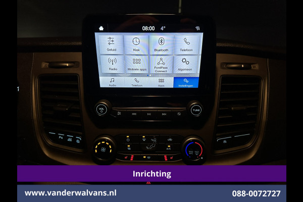 Ford Transit Custom 2.0 TDCI 130pk L2H1 Inrichting Euro6 Airco | Camera | Apple Carplay | LED | 2800kg Trekhaak | Cruisecontrol Android Auto, Stoelverwarming, Verwarmde voorruit, Parkeersensoren, Bijrijdersbank, Achterklep