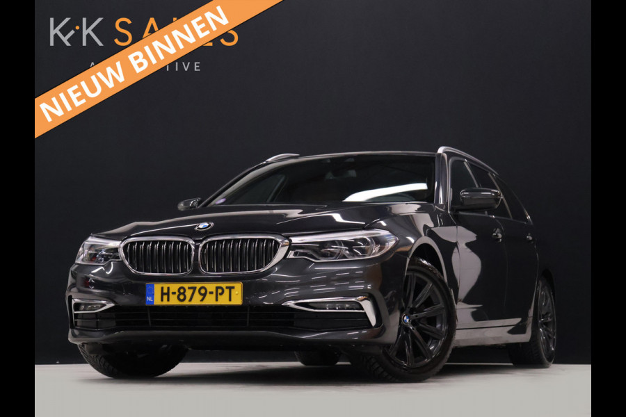BMW 5 Serie Touring 520i High Executive Edition M Sport [TREKHAAK INKLAPBAAR, CAMERA, APPLE CARPLAY, ANDROID AUTO, MEMORY SEATS, M STUURWIEL, VOL LEDER, NIEUWSTAAT]