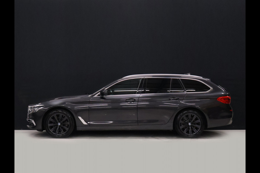 BMW 5 Serie Touring 520i High Executive Edition M Sport [TREKHAAK INKLAPBAAR, CAMERA, APPLE CARPLAY, ANDROID AUTO, MEMORY SEATS, M STUURWIEL, VOL LEDER, NIEUWSTAAT]