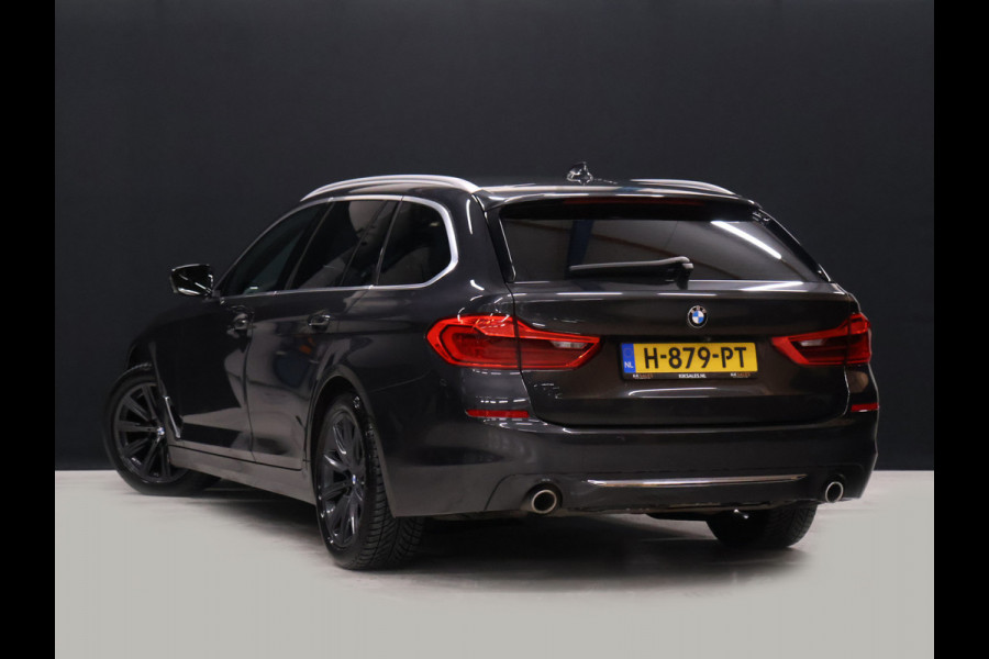 BMW 5 Serie Touring 520i High Executive Edition M Sport [TREKHAAK INKLAPBAAR, CAMERA, APPLE CARPLAY, ANDROID AUTO, MEMORY SEATS, M STUURWIEL, VOL LEDER, NIEUWSTAAT]