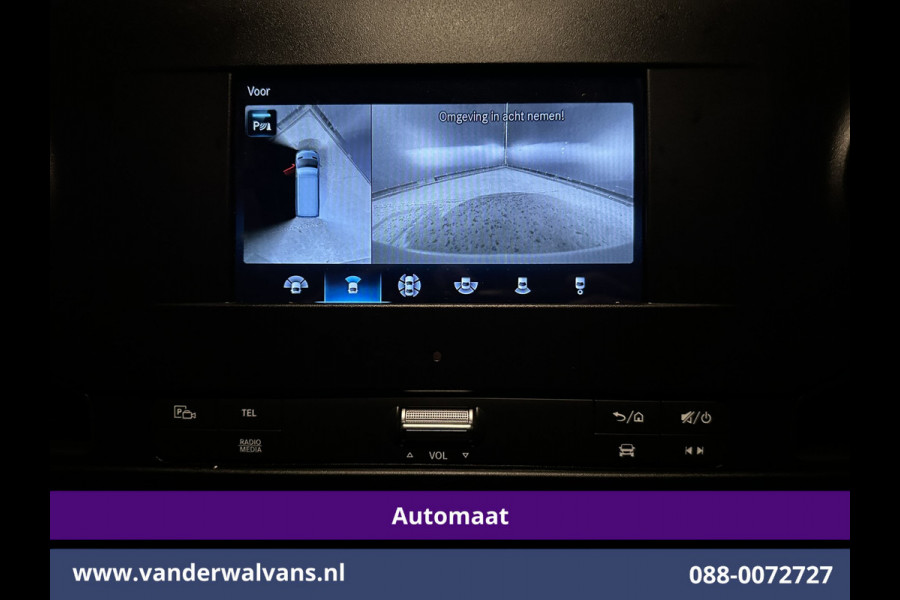 Mercedes-Benz Sprinter 317CDI 170pk 9G-Tronic Automaat L2H2 inrichting Euro6 Fabrieksgarantie Airco | 360 Graden Camera | Imperiaal Apple Carplay, Android Auto, Trekhaak, Cruisecontrol, Parkeersensoren, Bijrijdersbank