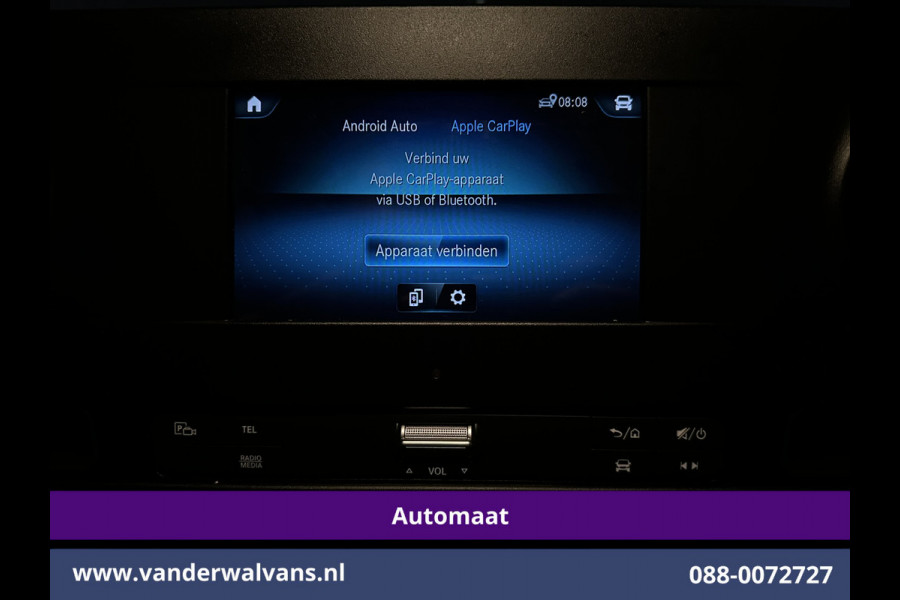 Mercedes-Benz Sprinter 317CDI 170pk 9G-Tronic Automaat L2H2 inrichting Euro6 Fabrieksgarantie Airco | 360 Graden Camera | Imperiaal Apple Carplay, Android Auto, Trekhaak, Cruisecontrol, Parkeersensoren, Bijrijdersbank