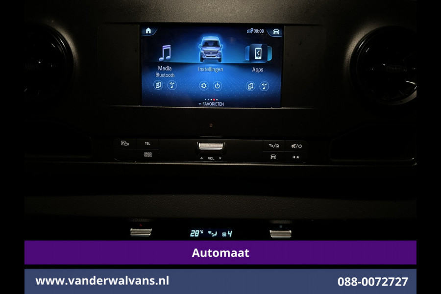 Mercedes-Benz Sprinter 317CDI 170pk 9G-Tronic Automaat L2H2 inrichting Euro6 Fabrieksgarantie Airco | 360 Graden Camera | Imperiaal Apple Carplay, Android Auto, Trekhaak, Cruisecontrol, Parkeersensoren, Bijrijdersbank