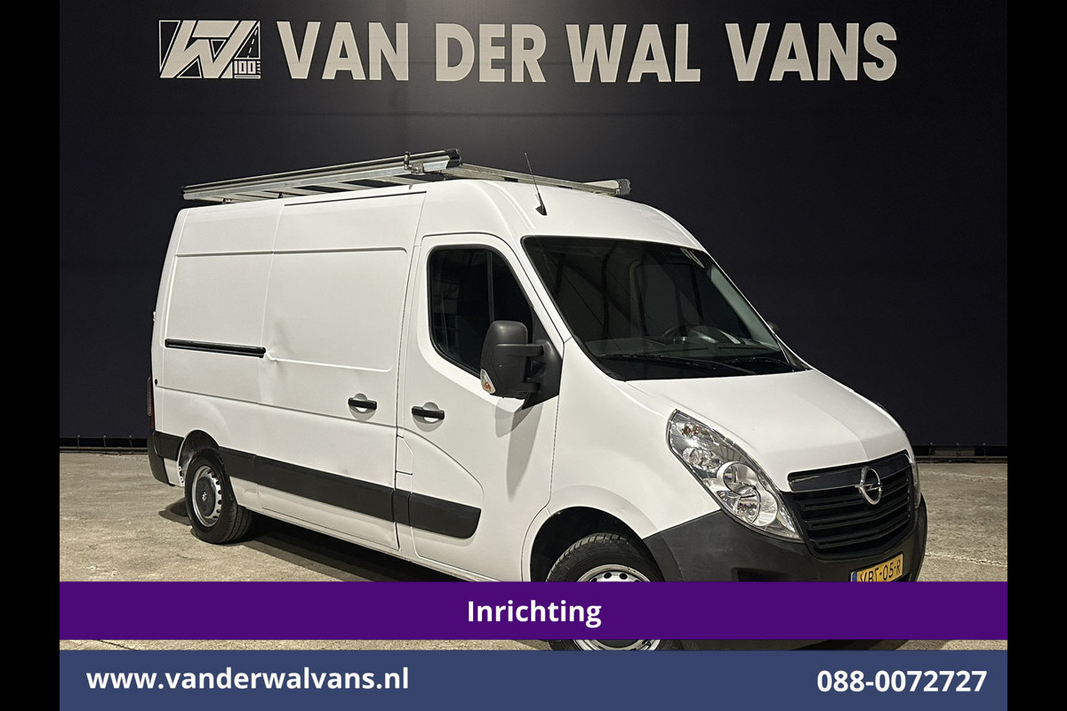 Opel Movano 2.3 CDTI 146pk L2H2 Inrichting Euro6 Airco | Imperiaal | Camera | Navigatie | 2500kg Trekhaak Cruisecontrol, Parkeersensoren, Bijrijdersbank