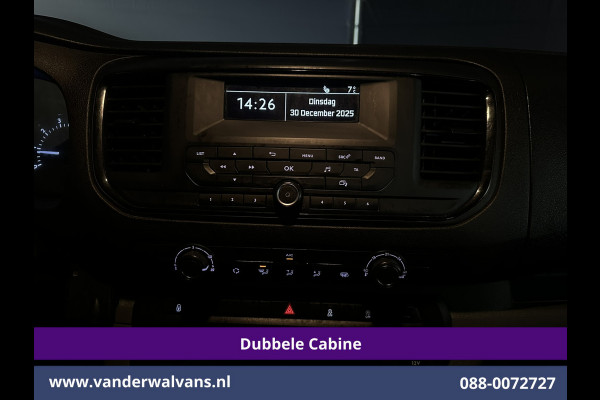 Opel Vivaro 2.0 CDTI 123pk L3H1 Dubbele Cabine Euro6 Airco | 5-zits | Camera | 2500kg trekhaak Cruisecontrol, Parkeersensoren