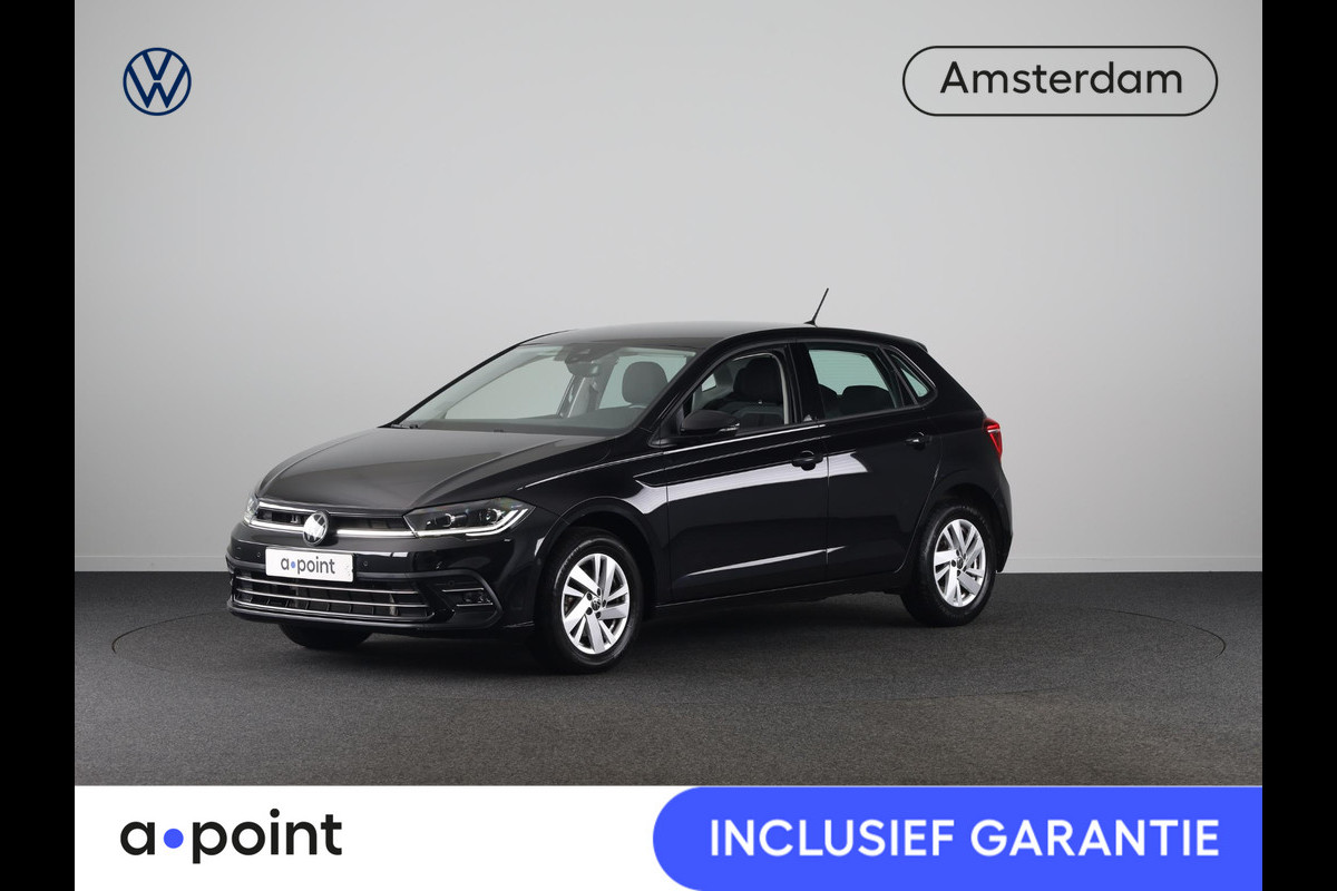 Volkswagen Polo 1.0 TSI Style 110 pk Automaat (DSG) | Navigatie via App | Parkeersensoren (Park assist) | Adaptieve cruise control | Stoelverwarming | Matrix LED koplampen |
