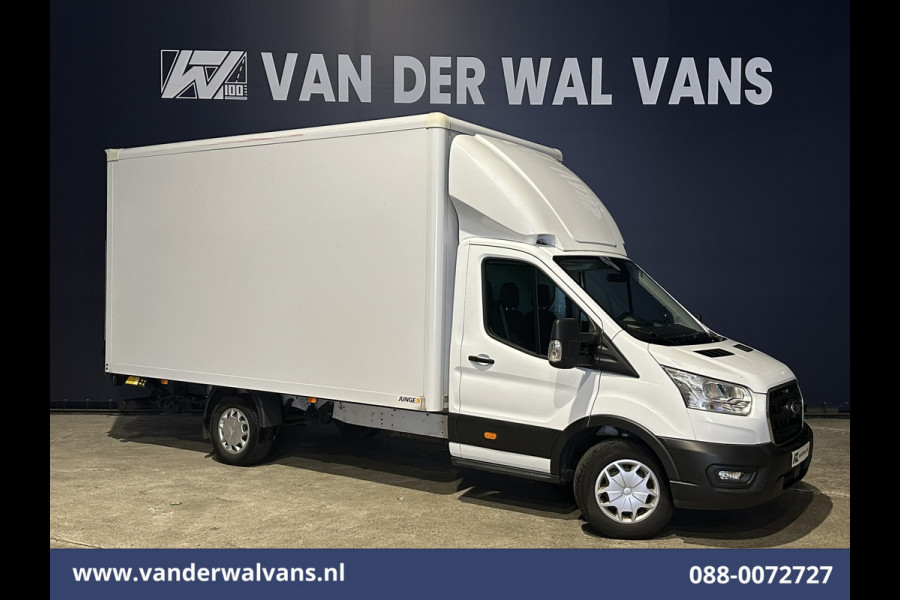 Ford Transit 2.0 TDCI 161pk Bakwagen 225cm hoog Laadklep Euro6 Airco | Camera | Cruisecontrol | 950kg laadvermogen Bijrijdersbank,