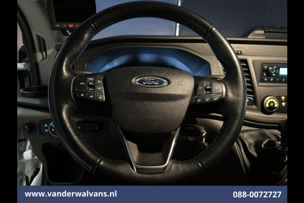 Ford Transit 2.0 TDCI 161pk Bakwagen 225cm hoog Laadklep Euro6 Airco | Camera | Cruisecontrol | 950kg laadvermogen Bijrijdersbank,