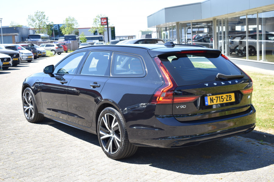 Volvo V90 T8 AWD 390PK Plug-in Hybrid R-Design | HUD | H&K | Trekhaak | Luchtvering | 360 camera | 19"LMV |