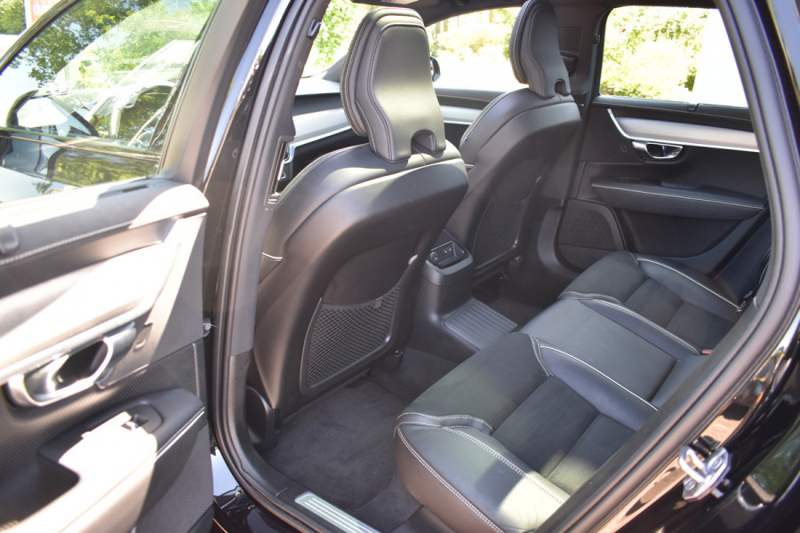 Volvo V90 T8 AWD 390PK Plug-in Hybrid R-Design | HUD | H&K | Trekhaak | Luchtvering | 360 camera | 19"LMV |