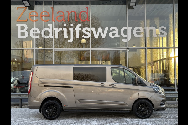 Ford Transit Custom 300 2.0 TDCI L2H1 Raptor DC | ZB Edition | NL-auto | 1e Eig | 2X Schuifd. | Sportvelgen | Treeplanken