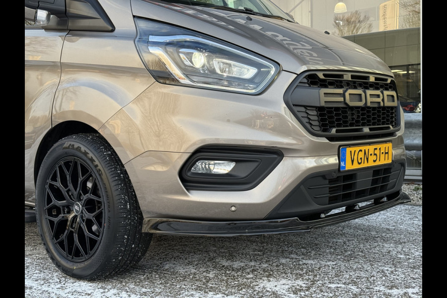 Ford Transit Custom 300 2.0 TDCI L2H1 Raptor DC | ZB Edition | NL-auto | 1e Eig | 2X Schuifd. | Sportvelgen | Treeplanken