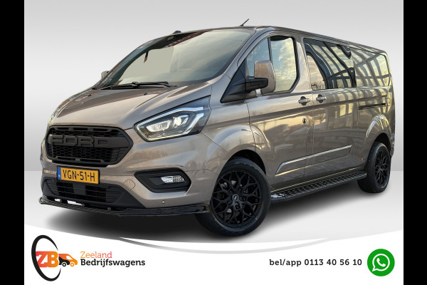 Ford Transit Custom 300 2.0 TDCI L2H1 Raptor DC | ZB Edition | NL-auto | 1e Eig | 2X Schuifd. | Sportvelgen | Treeplanken