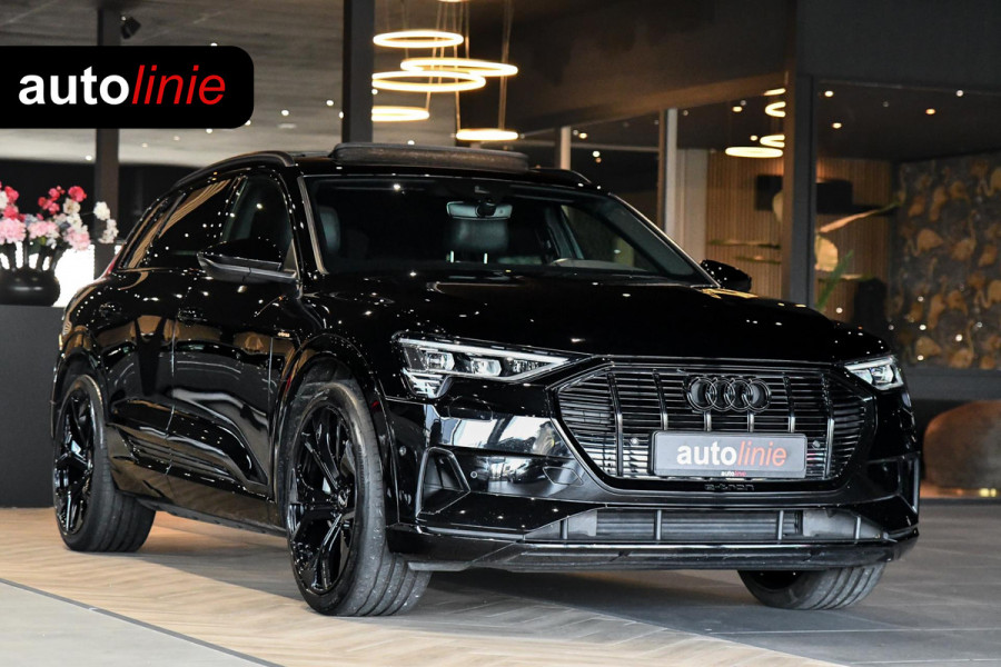 Audi e-tron E-tron 55 quattro S-Line 95 kWh. Pano, Luchtvering, Leder, Camera, Dodeh, CarPlay!