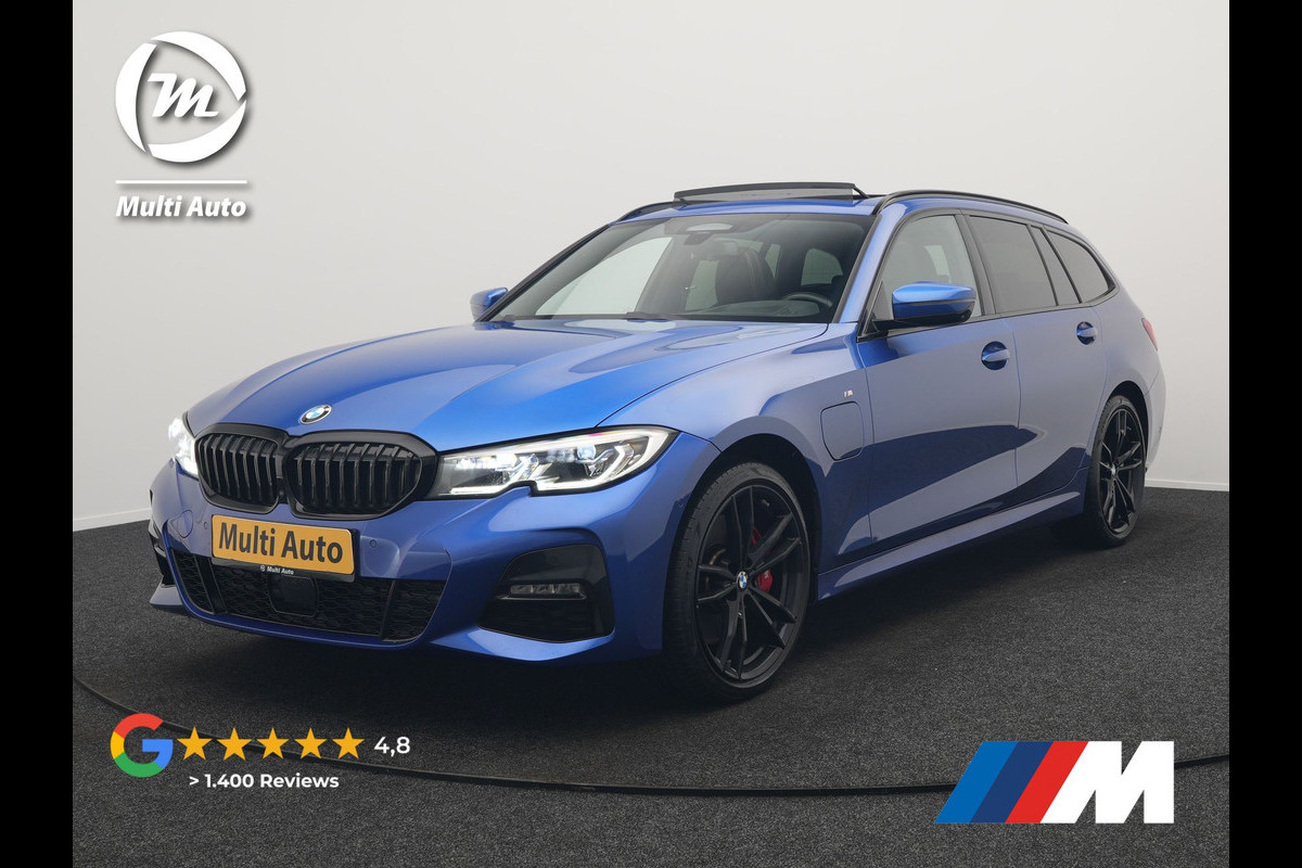 BMW 3 Serie Touring 330e M Sport Plug In Hybrid 293pk Dealer O.H. PHEV | Panodak | Head Up | 360 Camera | Adaptive Cruise | Harman & Kardon | Nappa Lederen Sportstoelen Memory & Verwarmd | Adaptief Onderstel | Laser LED | Apple Carplay | Sfeerverlichting |