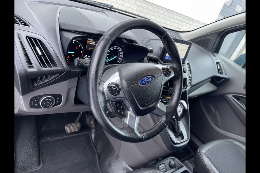 Ford Transit Connect 1.5 EcoBlue L2 Sport automaat / vaste prijs rijklaar € 14.950 ex btw / lease vanaf € 252 / dubbele schuifdeur / blauw metallic / camera / trekhaak / stoelverwarming / euro 6 !