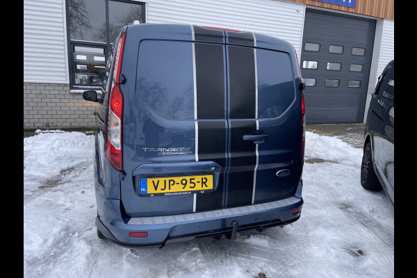 Ford Transit Connect 1.5 EcoBlue L2 Sport automaat / vaste prijs rijklaar € 14.950 ex btw / lease vanaf € 252 / dubbele schuifdeur / blauw metallic / camera / trekhaak / stoelverwarming / euro 6 !