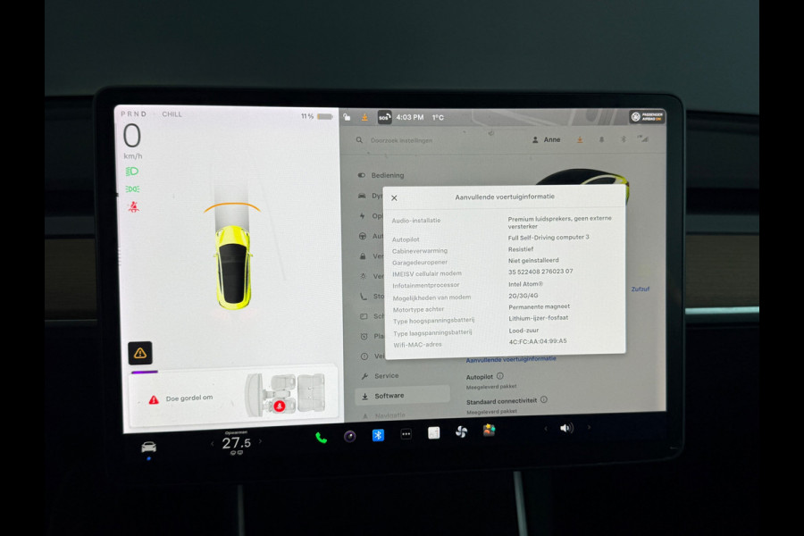 Tesla Model 3 Standard RWD Plus 60 kWh 92% SOH Autopilot