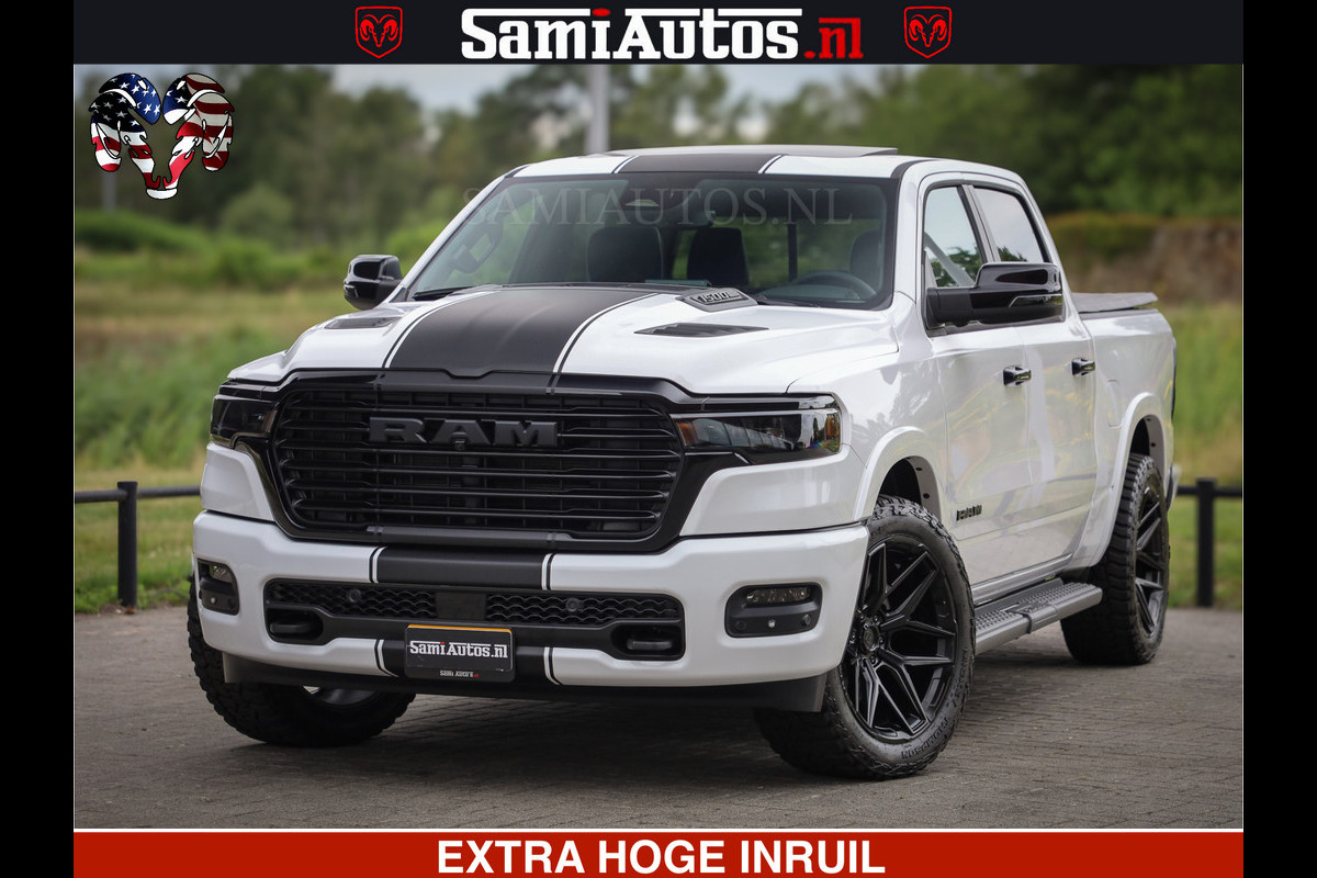 Dodge Ram 1500 PREMIUM | Full Option | De Meest Luxe Pick-Up in zijn Klasse | Comfortabele Dubbele Cabine met Royale 5 Zitplaatsen | BPM vrij | Nu Leverbaar uit Voorraad | Voorraad Nr 2230 - 8765