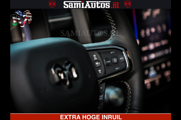 Dodge Ram 1500 Limited Night High Output 540HP 706Nm | Massage + Full Option | De Meest Luxe en Volle Pick-Up in zijn Klasse | Comfortabele Dubbele Cabine met Royale 5 Zitplaatsen | BPM vrij | Nu Leverbaar uit Voorraad | Voorraad Nr 2320 - 5138
