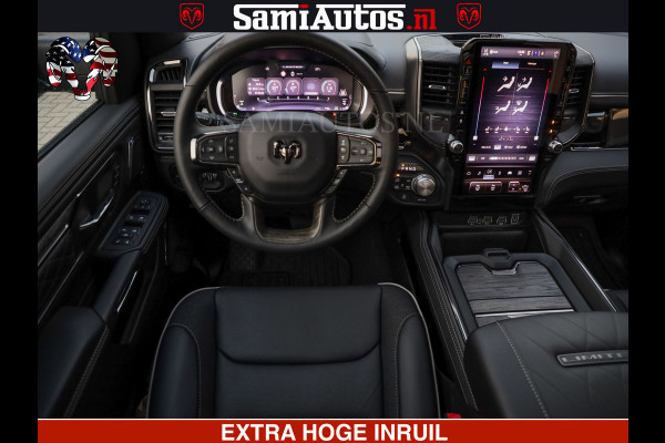 Dodge Ram 1500 Limited Night High Output 540HP 706Nm | Massage + Full Option | De Meest Luxe en Volle Pick-Up in zijn Klasse | Comfortabele Dubbele Cabine met Royale 5 Zitplaatsen | BPM vrij | Nu Leverbaar uit Voorraad | Voorraad Nr 2320 - 5138