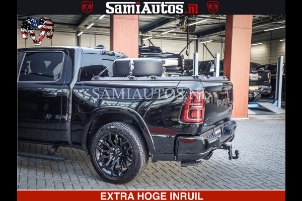 Dodge Ram 1500 Limited Night High Output 540HP 706Nm | Massage + Full Option | De Meest Luxe en Volle Pick-Up in zijn Klasse | Comfortabele Dubbele Cabine met Royale 5 Zitplaatsen | BPM vrij | Nu Leverbaar uit Voorraad | Voorraad Nr 2320 - 5138