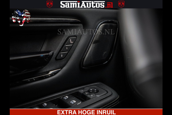 Dodge Ram 1500 Limited Night High Output 540HP 706Nm | Massage + Full Option | De Meest Luxe en Volle Pick-Up in zijn Klasse | Comfortabele Dubbele Cabine met Royale 5 Zitplaatsen | BPM vrij | Nu Leverbaar uit Voorraad | Voorraad Nr 2356 - 0990