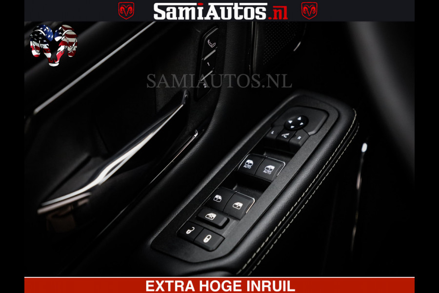 Dodge Ram 1500 Limited Night High Output 540HP 706Nm | Massage + Full Option | De Meest Luxe en Volle Pick-Up in zijn Klasse | Comfortabele Dubbele Cabine met Royale 5 Zitplaatsen | BPM vrij | Nu Leverbaar uit Voorraad | Voorraad Nr 2356 - 0990