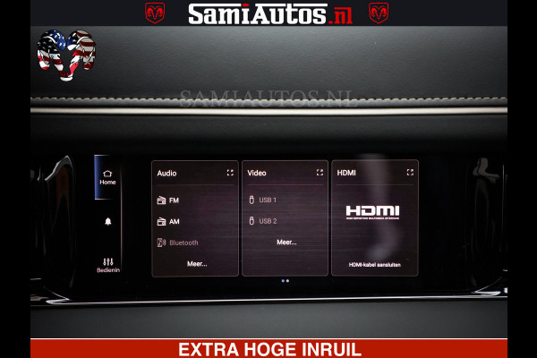 Dodge Ram 1500 Limited Night High Output 540HP 706Nm | Massage + Full Option | De Meest Luxe en Volle Pick-Up in zijn Klasse | Comfortabele Dubbele Cabine met Royale 5 Zitplaatsen | BPM vrij | Nu Leverbaar uit Voorraad | Voorraad Nr 2356 - 0990