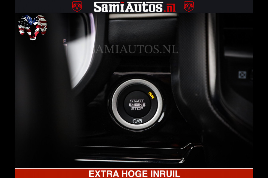 Dodge Ram 1500 Limited Night High Output 540HP 706Nm | Massage + Full Option | De Meest Luxe en Volle Pick-Up in zijn Klasse | Comfortabele Dubbele Cabine met Royale 5 Zitplaatsen | BPM vrij | Nu Leverbaar uit Voorraad | Voorraad Nr 2356 - 0990