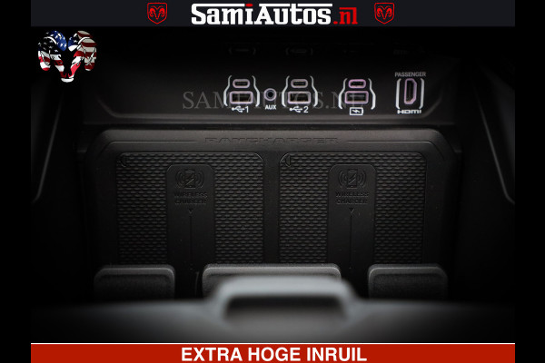 Dodge Ram 1500 Limited Night High Output 540HP 706Nm | Massage + Full Option | De Meest Luxe en Volle Pick-Up in zijn Klasse | Comfortabele Dubbele Cabine met Royale 5 Zitplaatsen | BPM vrij | Nu Leverbaar uit Voorraad | Voorraad Nr 2356 - 0990