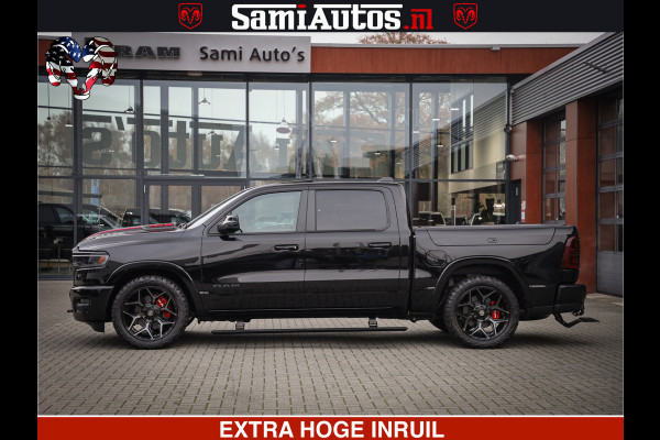 Dodge Ram 1500 Limited Night High Output 540HP 706Nm | Massage + Full Option | De Meest Luxe en Volle Pick-Up in zijn Klasse | Comfortabele Dubbele Cabine met Royale 5 Zitplaatsen | BPM vrij | Nu Leverbaar uit Voorraad | Voorraad Nr 2357 - 5182