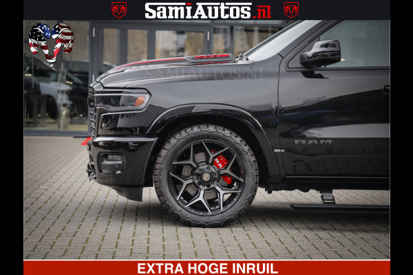Dodge Ram 1500 Limited Night High Output 540HP 706Nm | Massage + Full Option | De Meest Luxe en Volle Pick-Up in zijn Klasse | Comfortabele Dubbele Cabine met Royale 5 Zitplaatsen | BPM vrij | Nu Leverbaar uit Voorraad | Voorraad Nr 2357 - 5182
