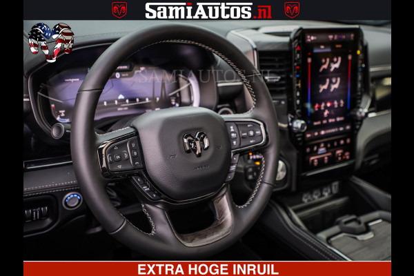 Dodge Ram 1500 Limited Night High Output 540HP 706Nm | Massage + Full Option | De Meest Luxe en Volle Pick-Up in zijn Klasse | Comfortabele Dubbele Cabine met Royale 5 Zitplaatsen | BPM vrij | Nu Leverbaar uit Voorraad | Voorraad Nr 2357 - 5182