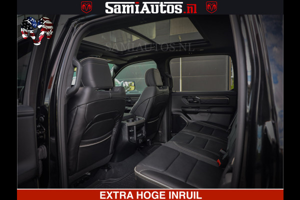 Dodge Ram 1500 Limited Night H.O 540HP 706Nm | Massage + Full Option | De Meest Luxe en Volle Pick-Up in zijn Klasse | Comfortabele Dubbele Cabine met Royale 5 Zitplaatsen | BPM vrij | Nu Leverbaar uit Voorraad | Voorraad Nr 2338 - 5404