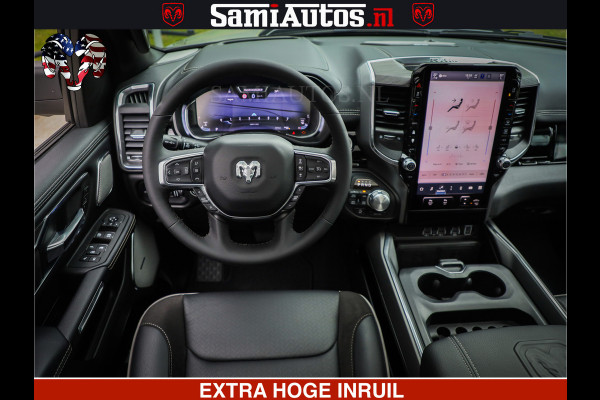 Dodge Ram 1500 Night Premium | Full Option | De Meest Luxe Pick-Up in zijn Klasse | Comfortabele Dubbele Cabine met Royale 5 Zitplaatsen | BPM vrij | Nu Leverbaar uit Voorraad | Voorraad Nr 2200 - 0886