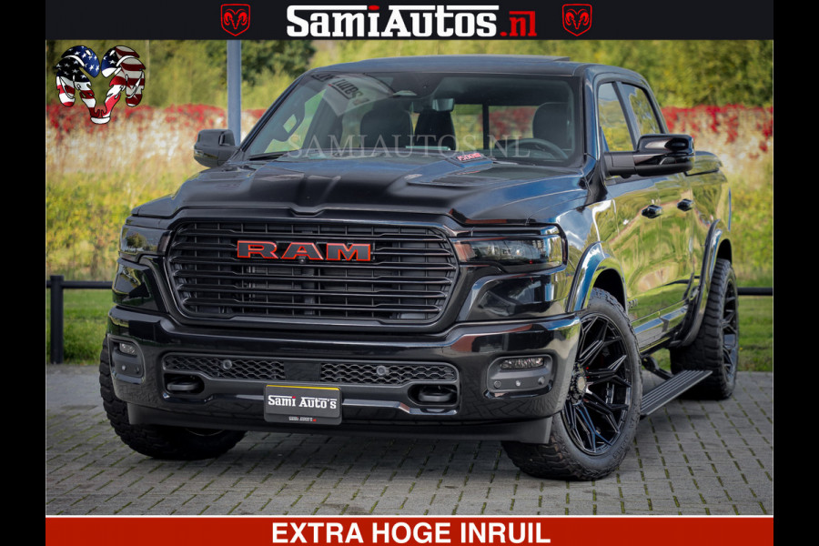 Dodge Ram 1500 Night Premium | Full Option | De Meest Luxe Pick-Up in zijn Klasse | Comfortabele Dubbele Cabine met Royale 5 Zitplaatsen | BPM vrij | Nu Leverbaar uit Voorraad | Voorraad Nr 2200 - 0886