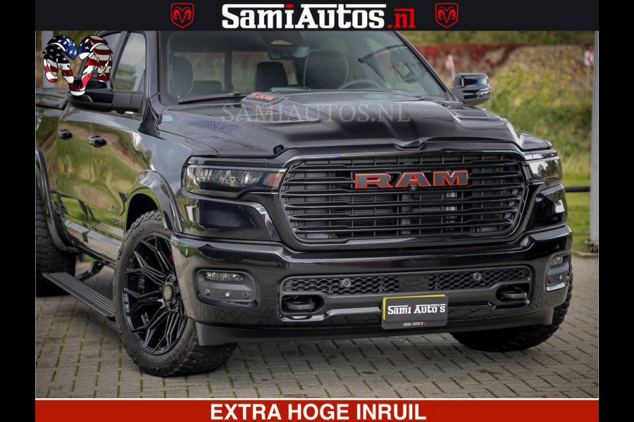Dodge Ram 1500 Night Premium | Full Option | De Meest Luxe Pick-Up in zijn Klasse | Comfortabele Dubbele Cabine met Royale 5 Zitplaatsen | BPM vrij | Nu Leverbaar uit Voorraad | Voorraad Nr 2200 - 0886