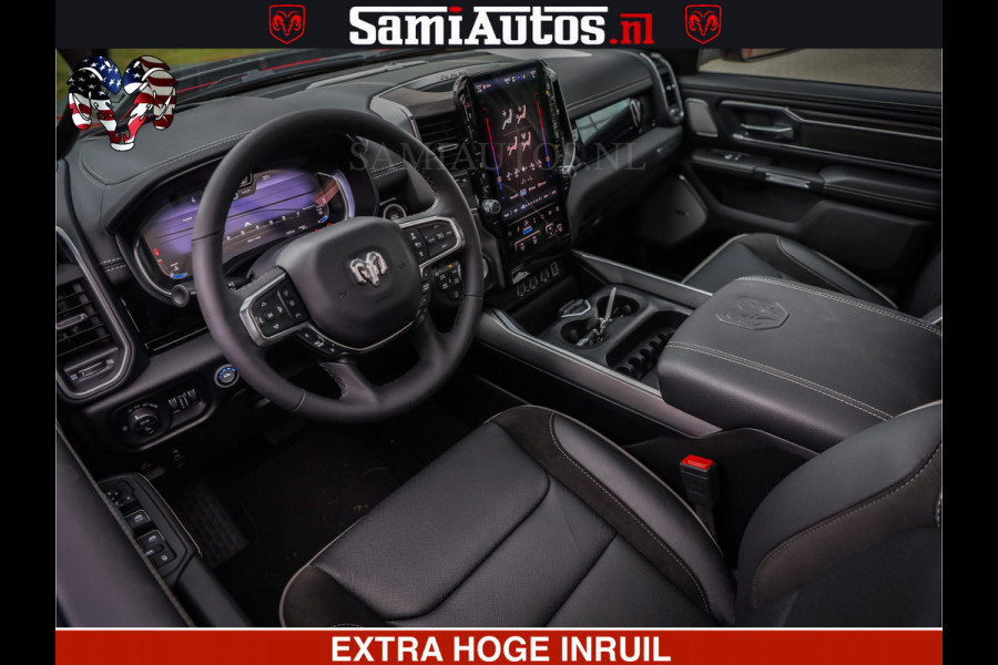 Dodge Ram 1500 Night Premium | Full Option | De Meest Luxe Pick-Up in zijn Klasse | Comfortabele Dubbele Cabine met Royale 5 Zitplaatsen | BPM vrij | Nu Leverbaar uit Voorraad | Voorraad Nr 2200 - 0886