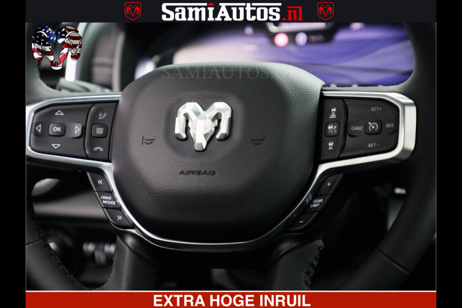 Dodge Ram 1500 Night Premium | Full Option | De Meest Luxe Pick-Up in zijn Klasse | Comfortabele Dubbele Cabine met Royale 5 Zitplaatsen | BPM vrij | Nu Leverbaar uit Voorraad | Voorraad Nr 2200 - 0886