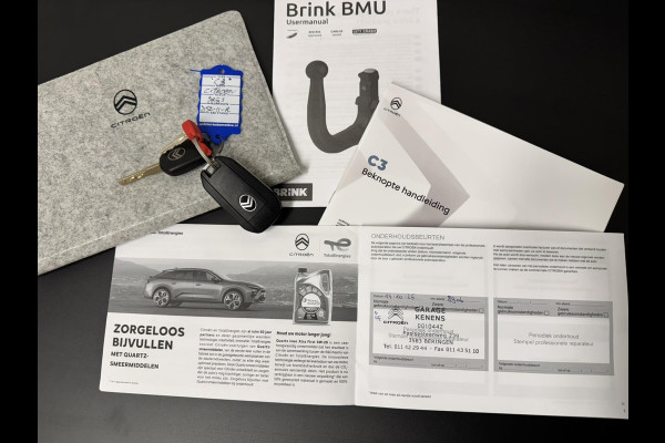 Citroën C3 1.2 Turbo 100pk Trekhaak Adaptieve cruise Airco Apple / Android DAB 4 Seizoenen banden