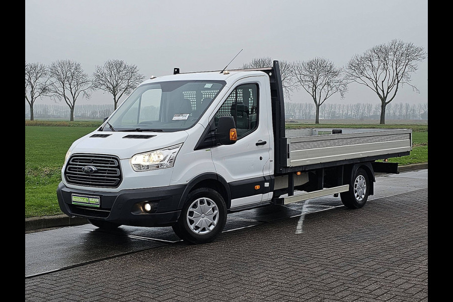 Ford Transit 350 2.0 L3 Open-Laadbak Airco Trekhaak Euro6 130Pk!
