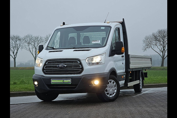 Ford Transit 350 2.0 L3 Open-Laadbak Airco Trekhaak Euro6 130Pk!