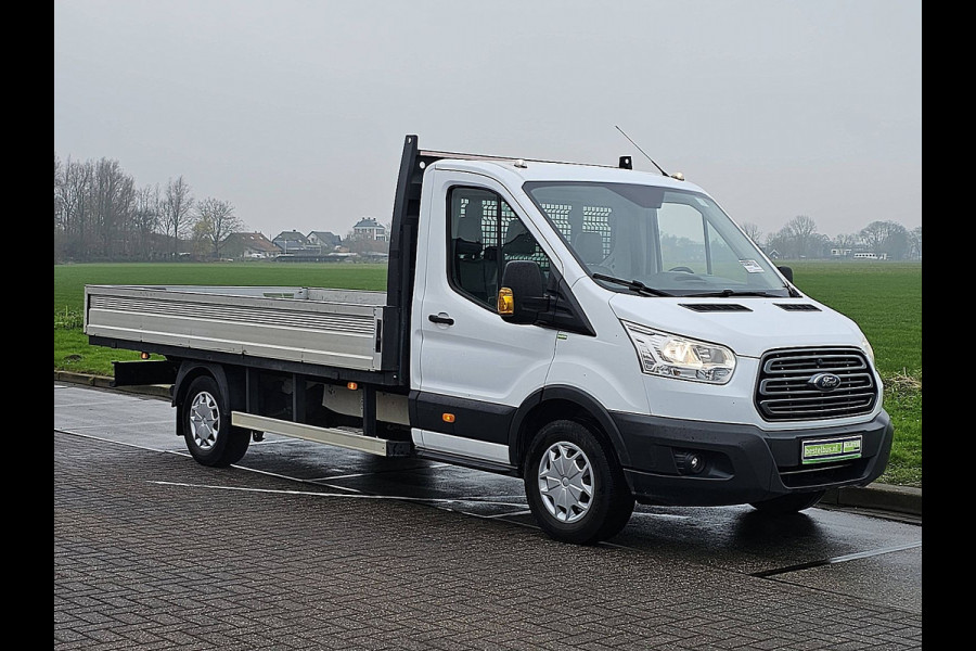 Ford Transit 350 2.0 L3 Open-Laadbak Airco Trekhaak Euro6 130Pk!