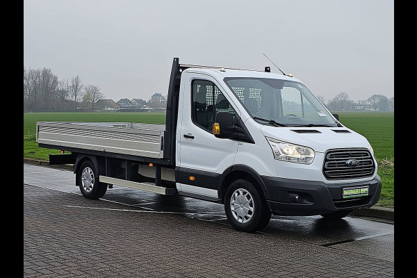 Ford Transit 350 2.0 L3 Open-Laadbak Airco Trekhaak Euro6 130Pk!