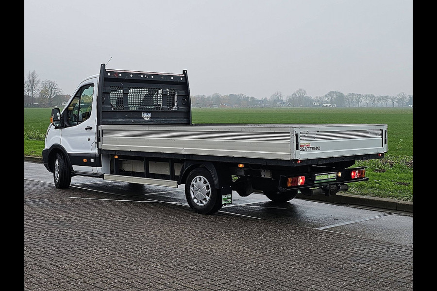 Ford Transit 350 2.0 L3 Open-Laadbak Airco Trekhaak Euro6 130Pk!